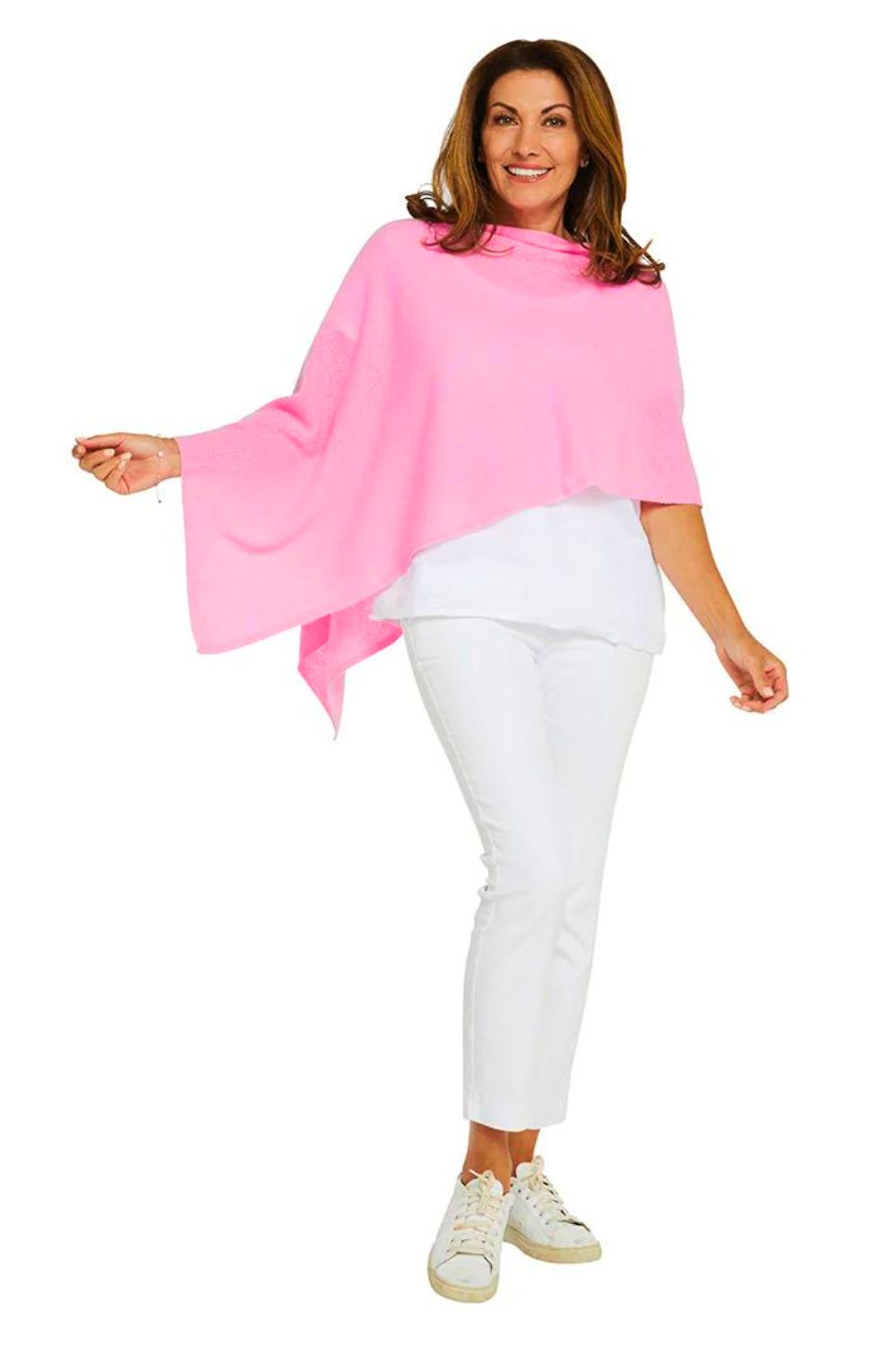 Esperance & Co - Cashmere Topper | Glam Pink - Scarves & Wraps - Silvermaple Boutique
