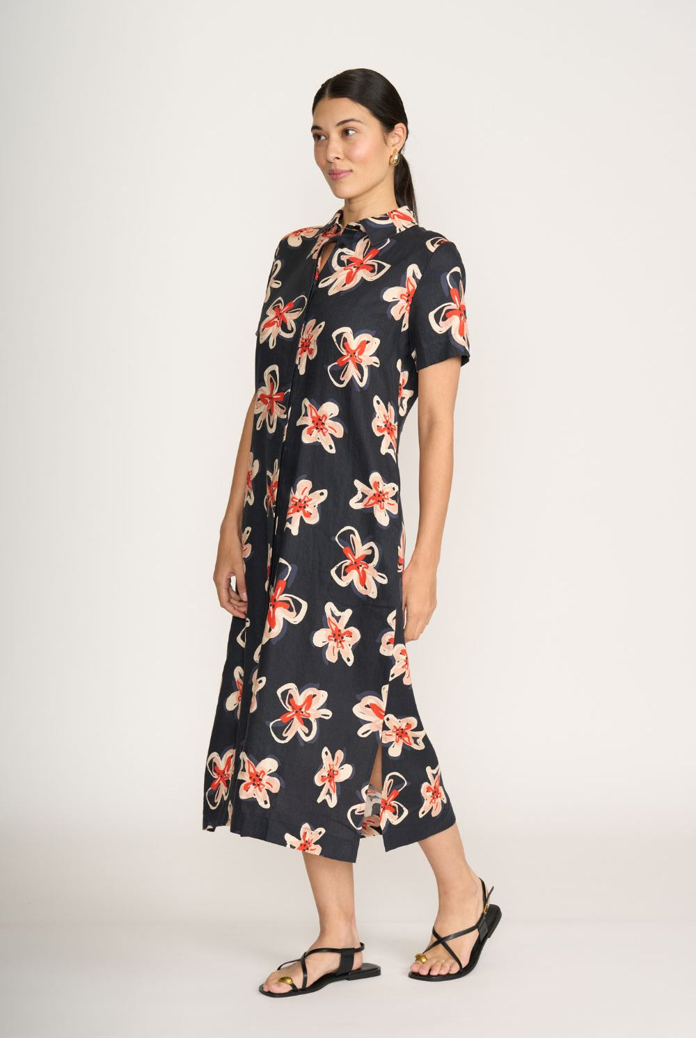 FOIL - FOIL Advanced Interaction Dress | Flower Doodle - Dress - Silvermaple Boutique