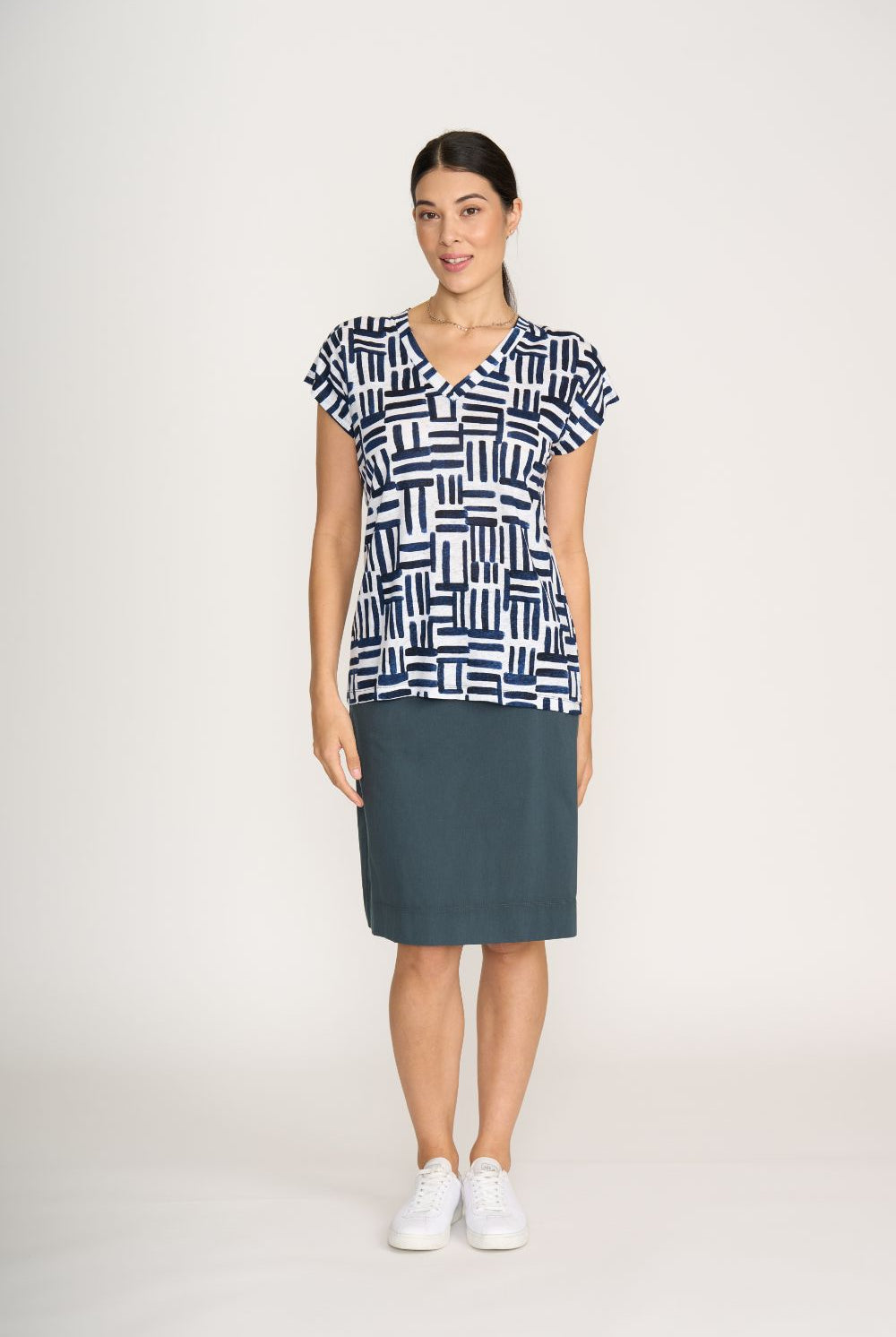 FOIL - FOIL Buttons Up Top | Block & Roll - Top - Silvermaple Boutique