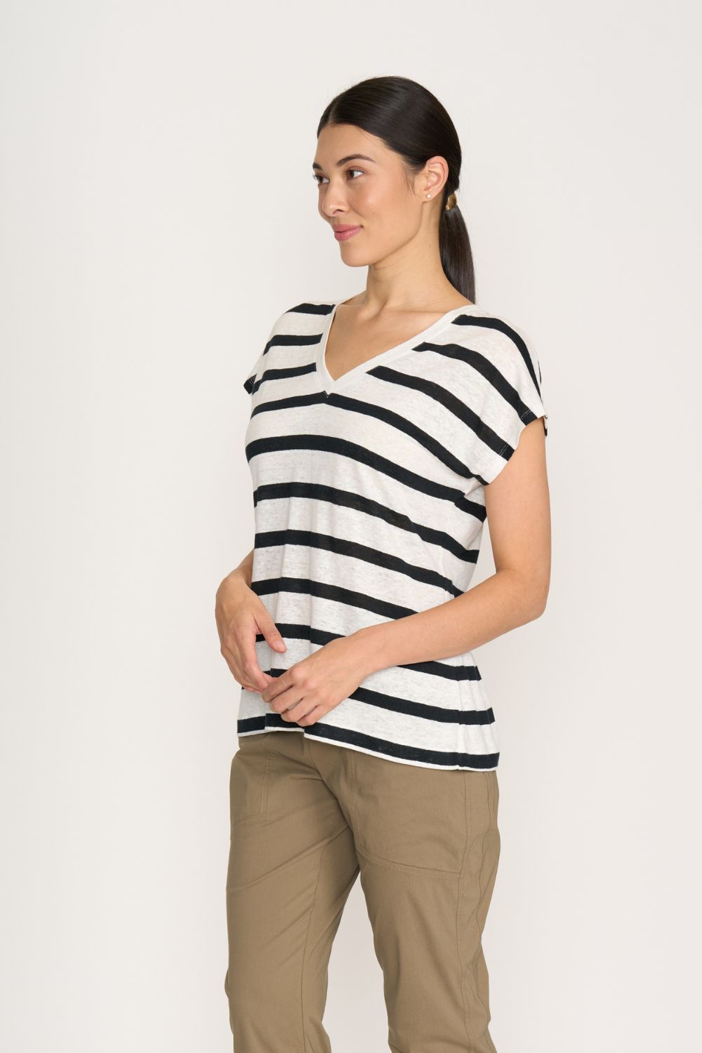FOIL - FOIL Buttons Up Top | Stripe - Top - Silvermaple Boutique