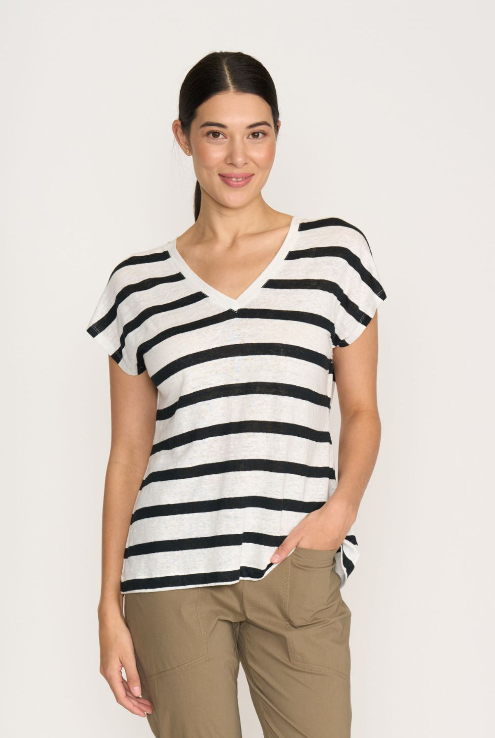 FOIL - FOIL Buttons Up Top | Stripe - Top - Silvermaple Boutique