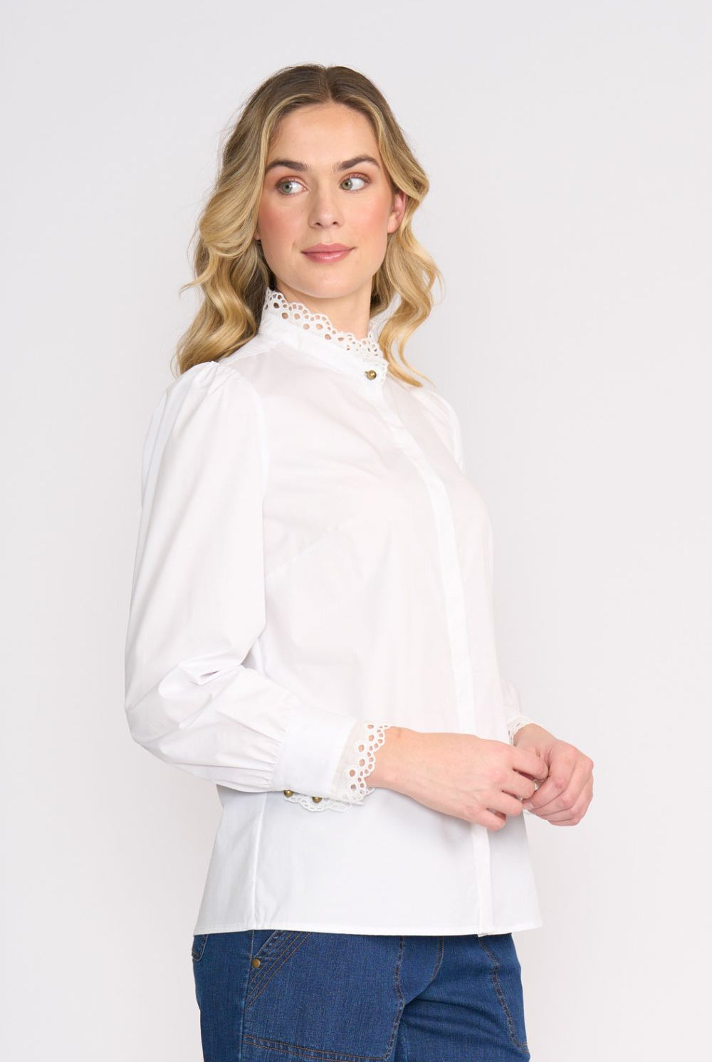 FOIL - FOIL Cagney & Lacey Shirt | White - Shirt - Silvermaple Boutique