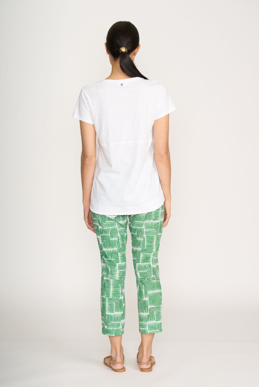 FOIL - FOIL Fuss Free Capri | Lush Leaves - Pants - Silvermaple Boutique