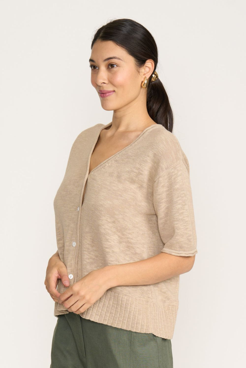 FOIL - FOIL Knitty Gritty Cardigan | Sand - Cardigan - Silvermaple Boutique