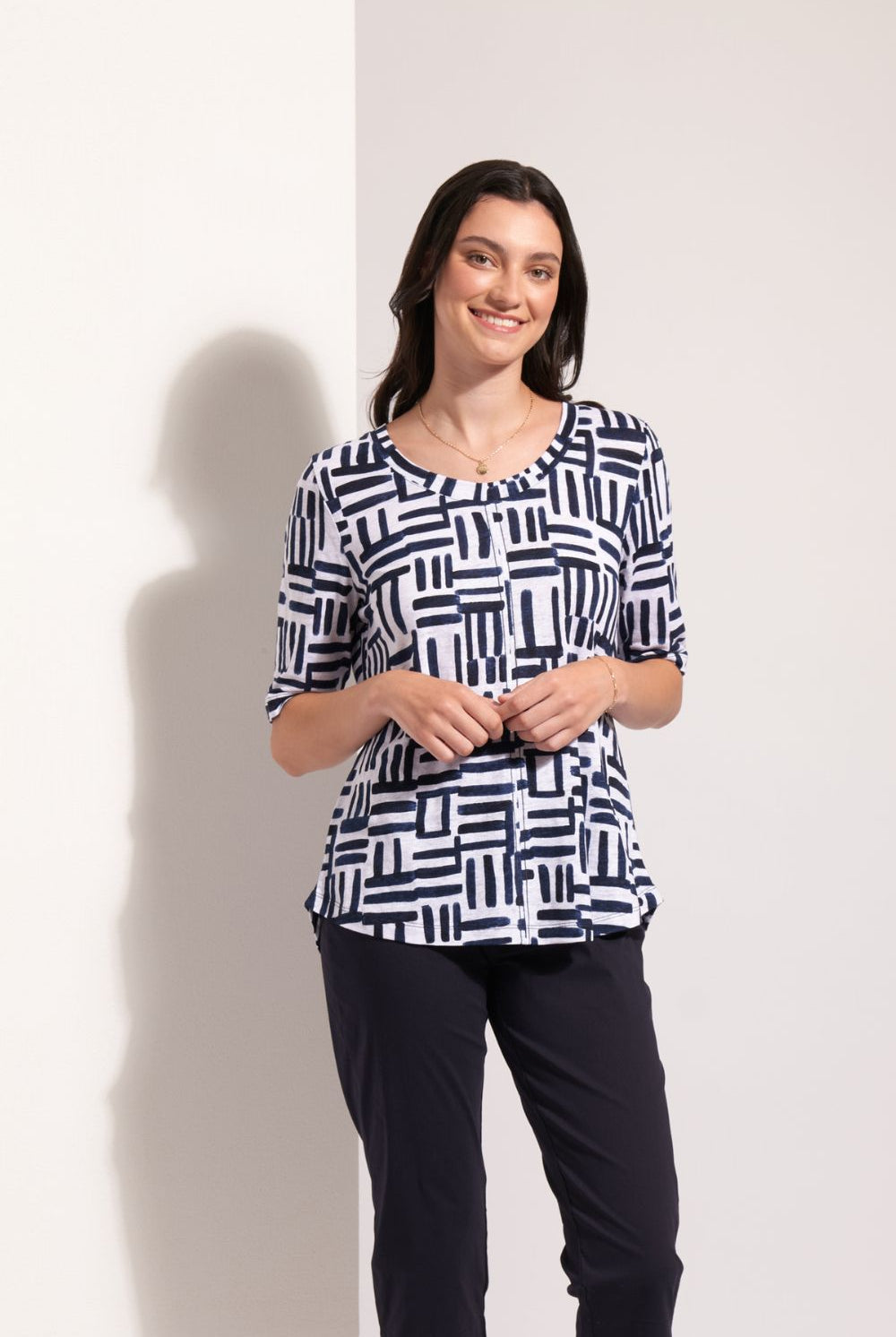 FOIL - FOIL Leading Lady Top | Block & Roll - Top - Silvermaple Boutique