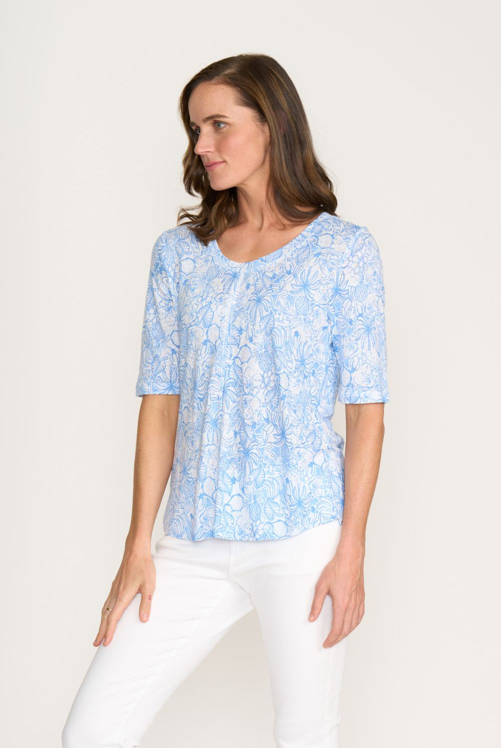 FOIL - FOIL Leading Lady Top | Calypso - Top - Silvermaple Boutique