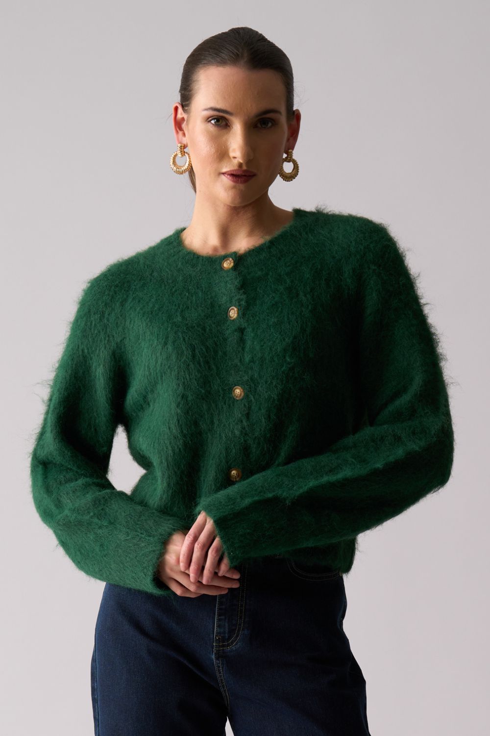 FOIL - FOIL Loop Of Luxury Cardi | Deep Forest - Cardigan - Silvermaple Boutique