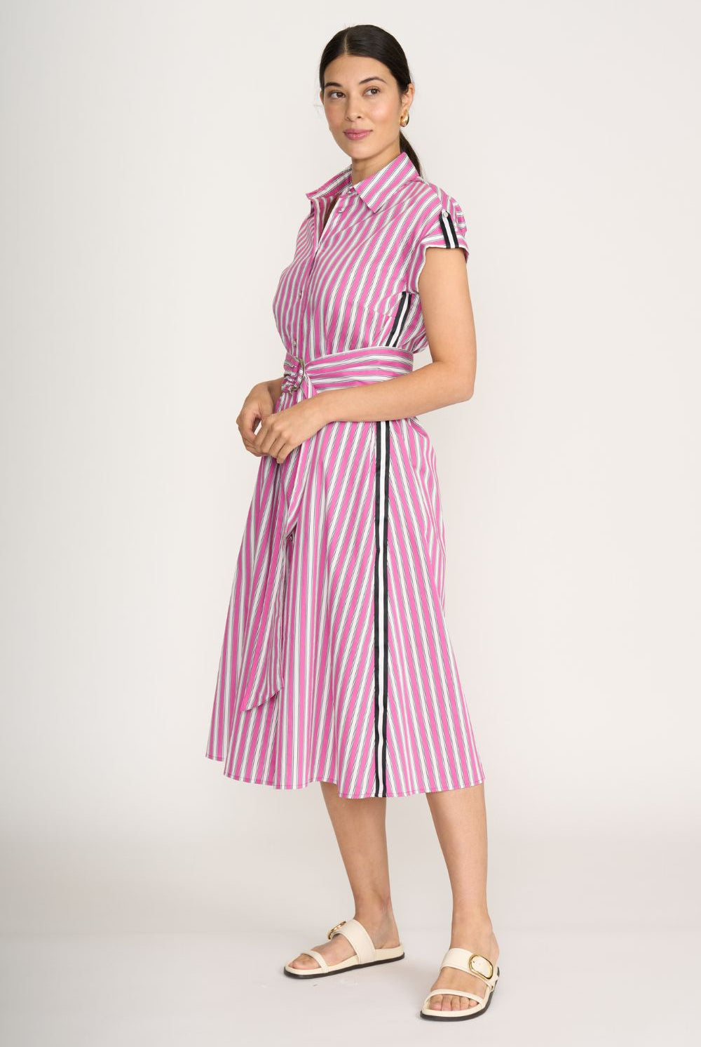 FOIL - FOIL Masterclass Dress | Lipstick Stripe - Dress - Silvermaple Boutique