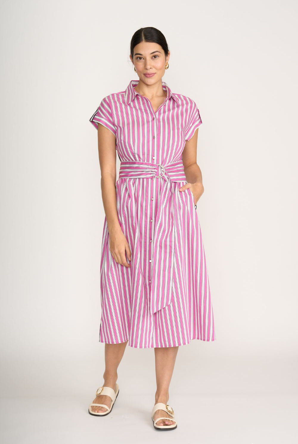 FOIL - FOIL Masterclass Dress | Lipstick Stripe - Dress - Silvermaple Boutique