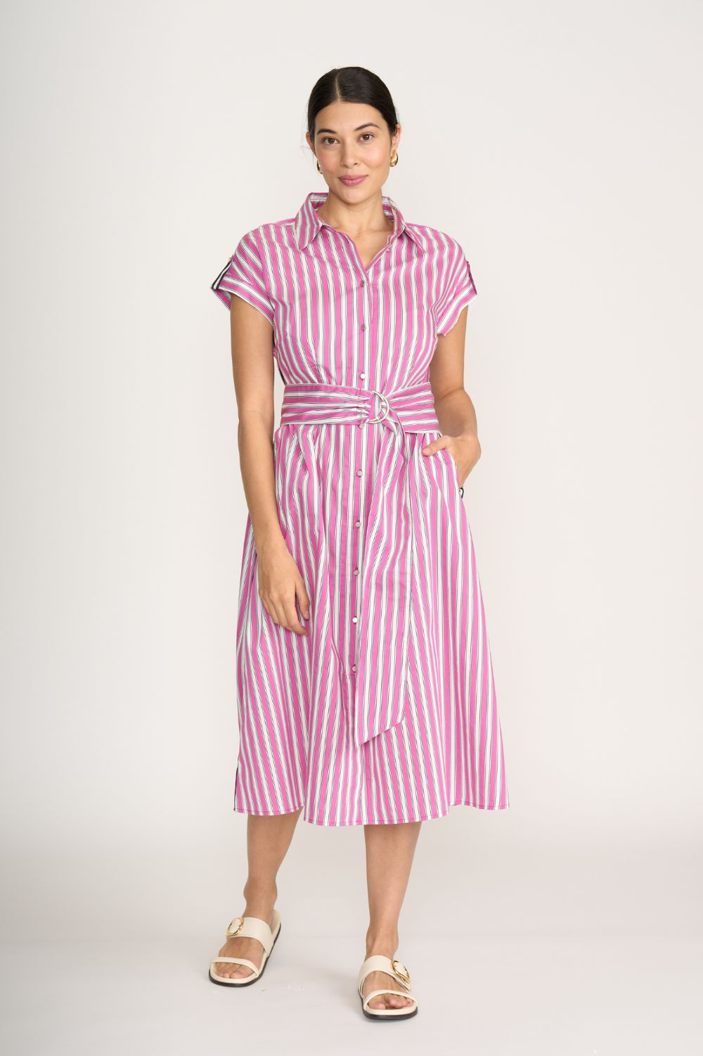 FOIL - FOIL Masterclass Dress | Lipstick Stripe - Dress - Silvermaple Boutique