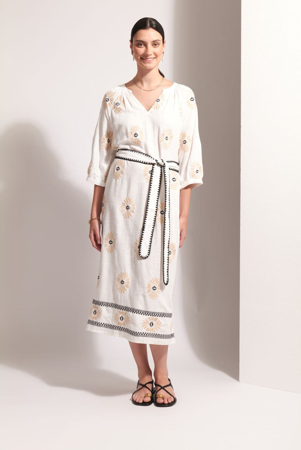 FOIL - FOIL Sew N' Sew Dress | Sand Geo - Dress - Silvermaple Boutique