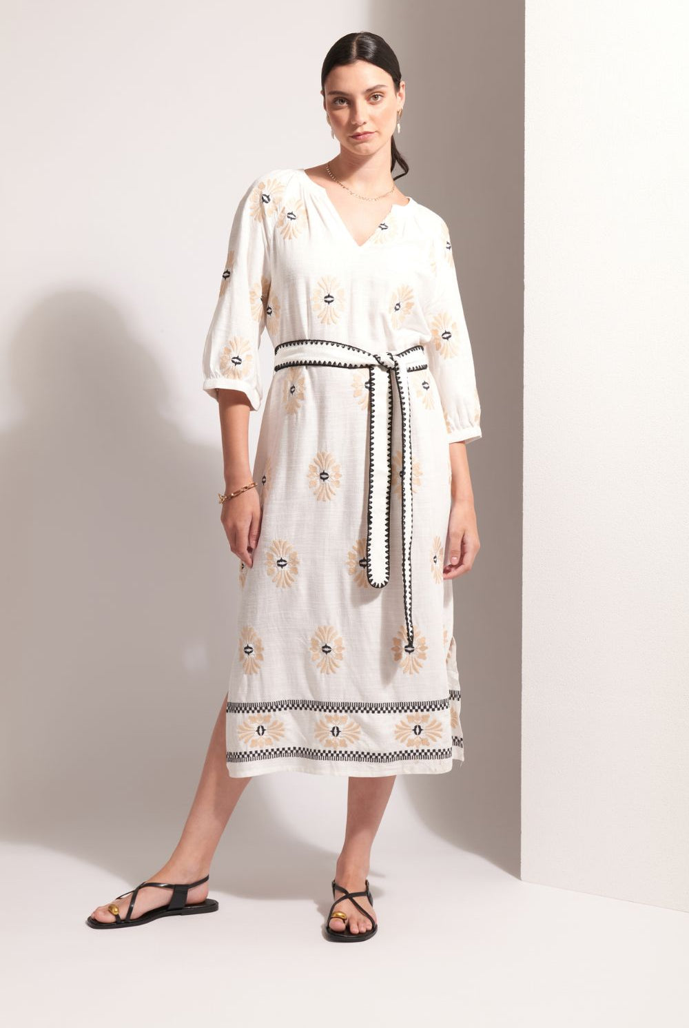 FOIL - FOIL Sew N' Sew Dress | Sand Geo - Dress - Silvermaple Boutique