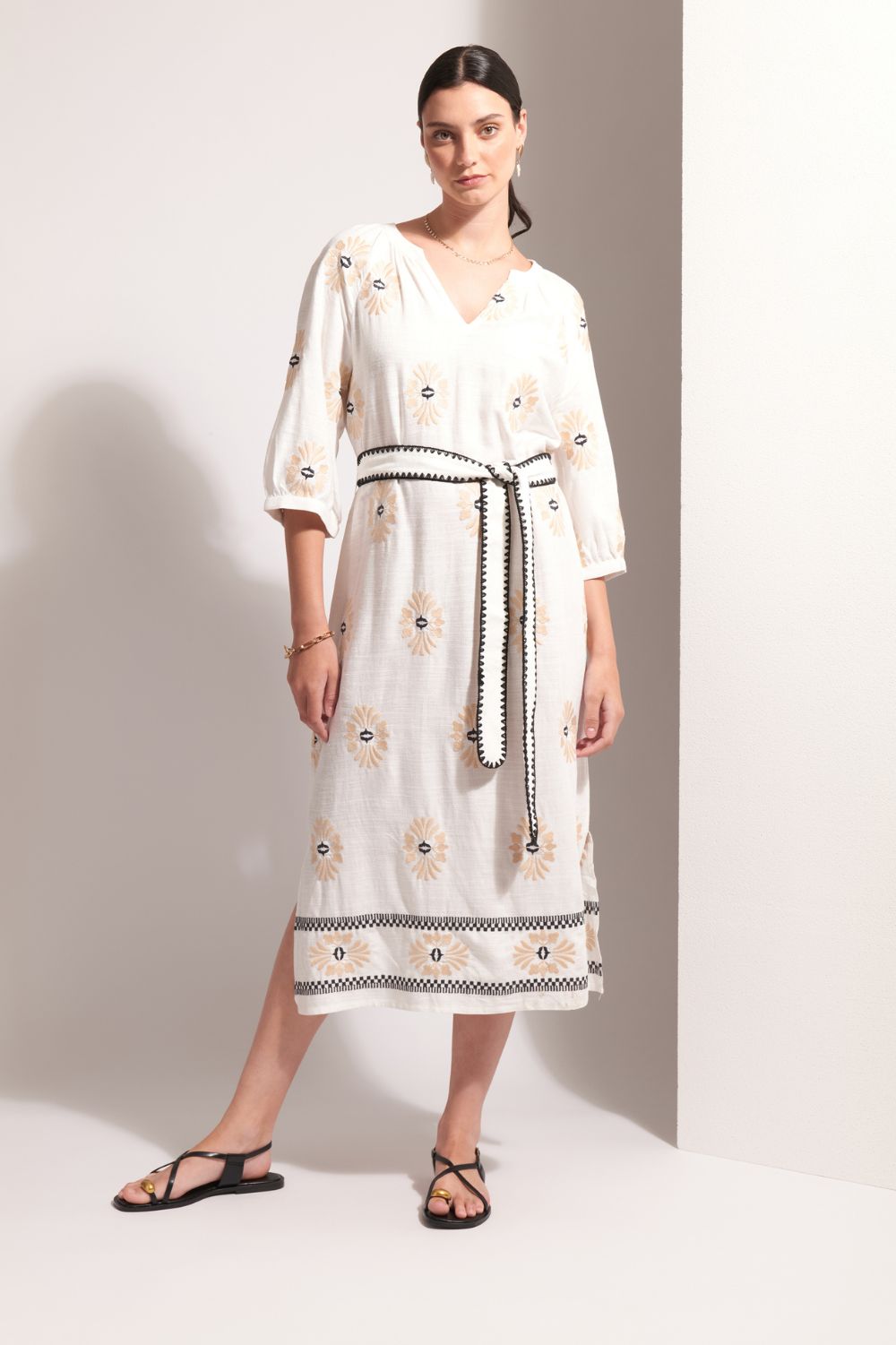 FOIL - FOIL Sew N' Sew Dress | Sand Geo - Dress - Silvermaple Boutique