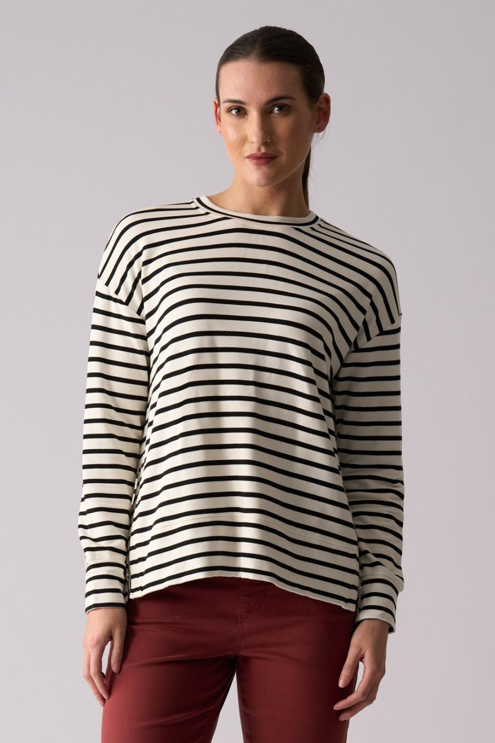 FOIL - FOIL Smooth Talker Sweater | Stripe - Jumper - Silvermaple Boutique