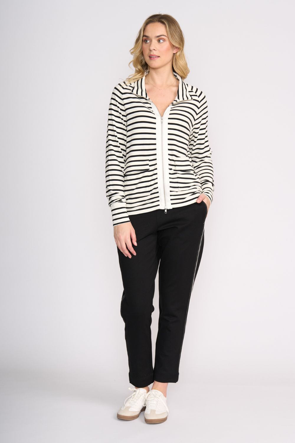 FOIL - FOIL Soft Application Jacket | Stripe - Jacket - Silvermaple Boutique