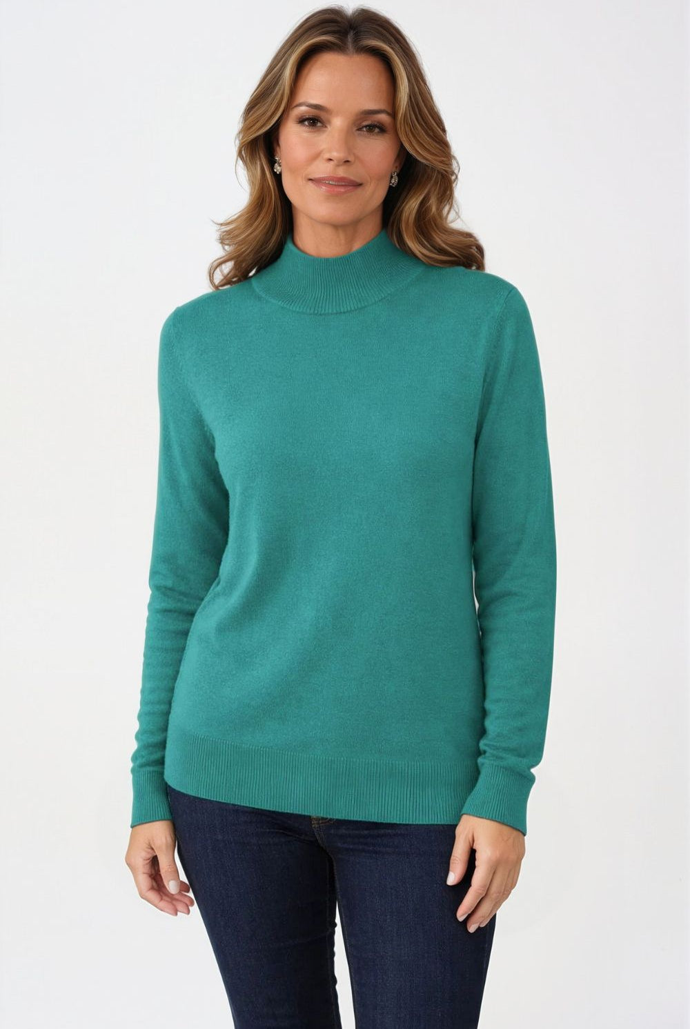 Fashion Curated - Ashley Turtle Neck Knit | Emerald - Knitwear - Silvermaple Boutique