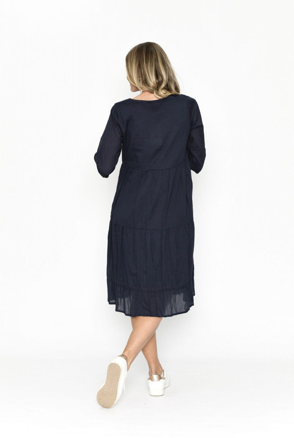 Fashion Express - Amber Dress | Navy - Dress - Silvermaple Boutique