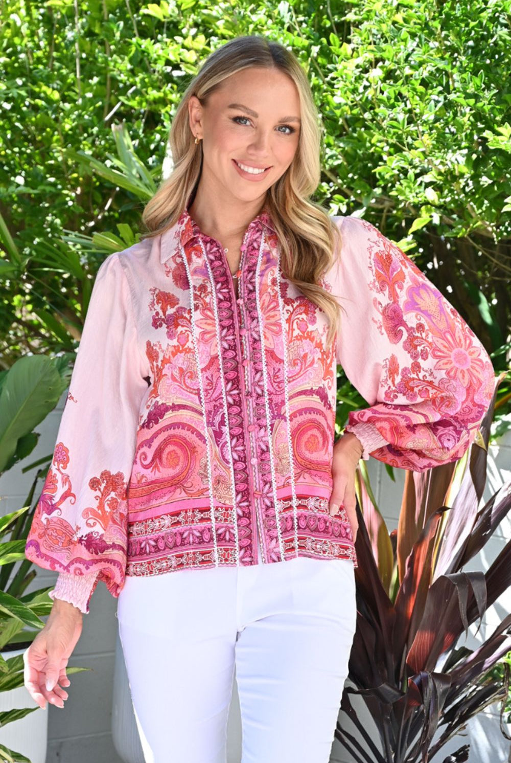 Fashion Express - Eliza Top | Saffron Bloom - Top - Silvermaple Boutique