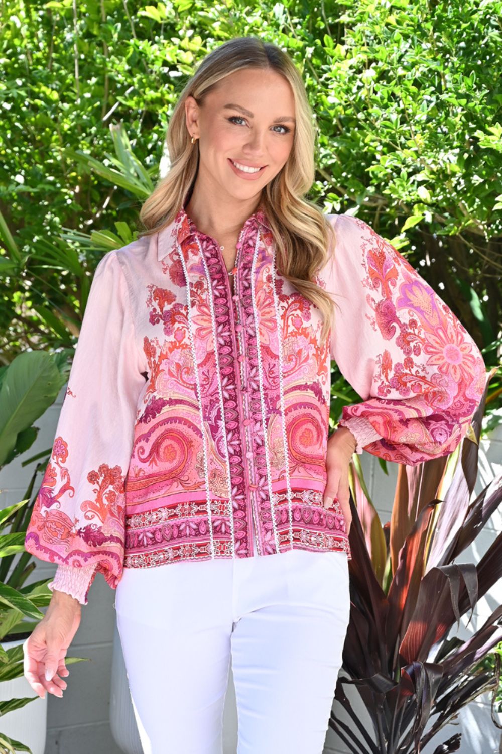 Fashion Express - Eliza Top | Saffron Bloom - Top - Silvermaple Boutique