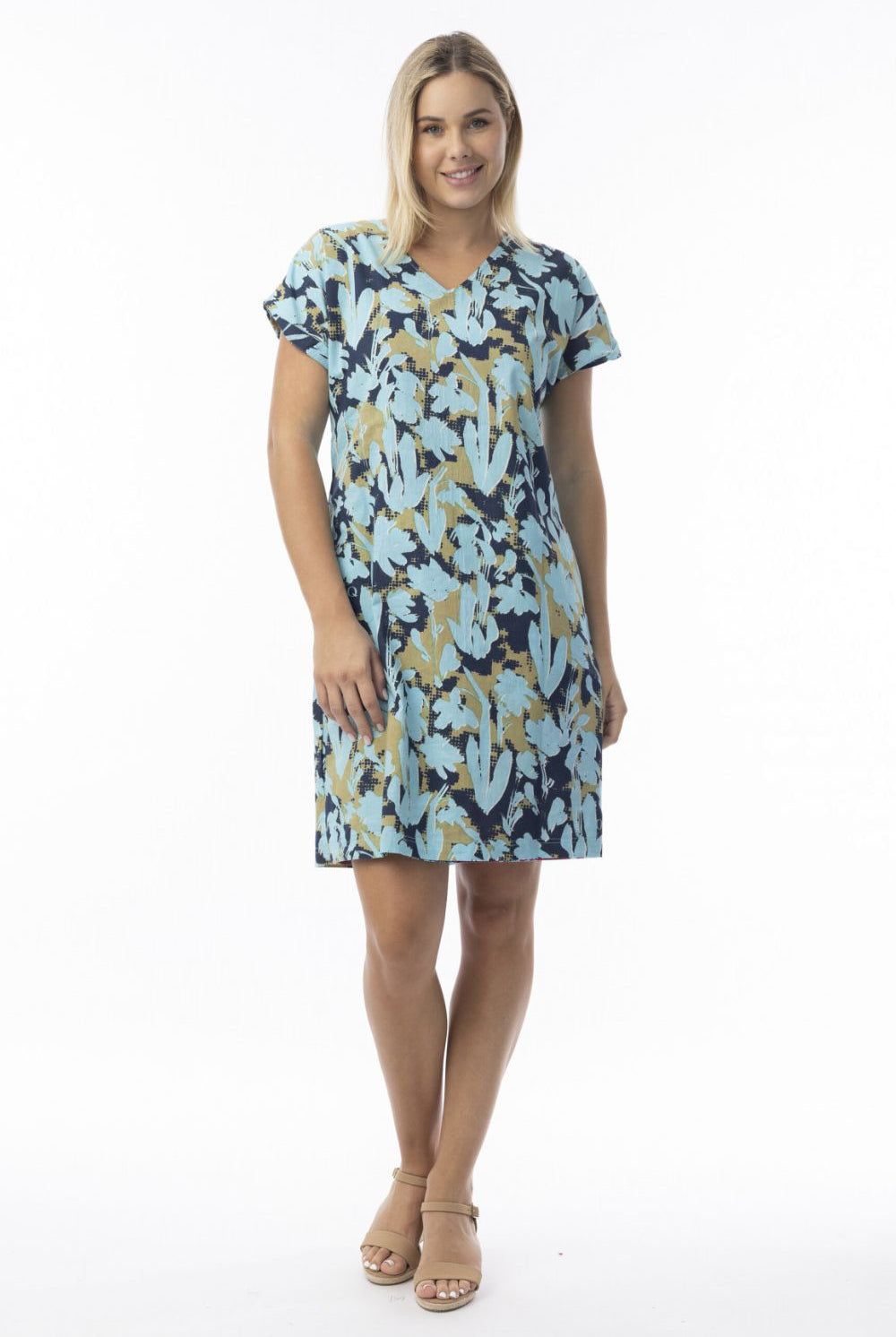Fashion Express - Ikebana Reversible Dress | Oriental Bloom - Dress - Silvermaple Boutique