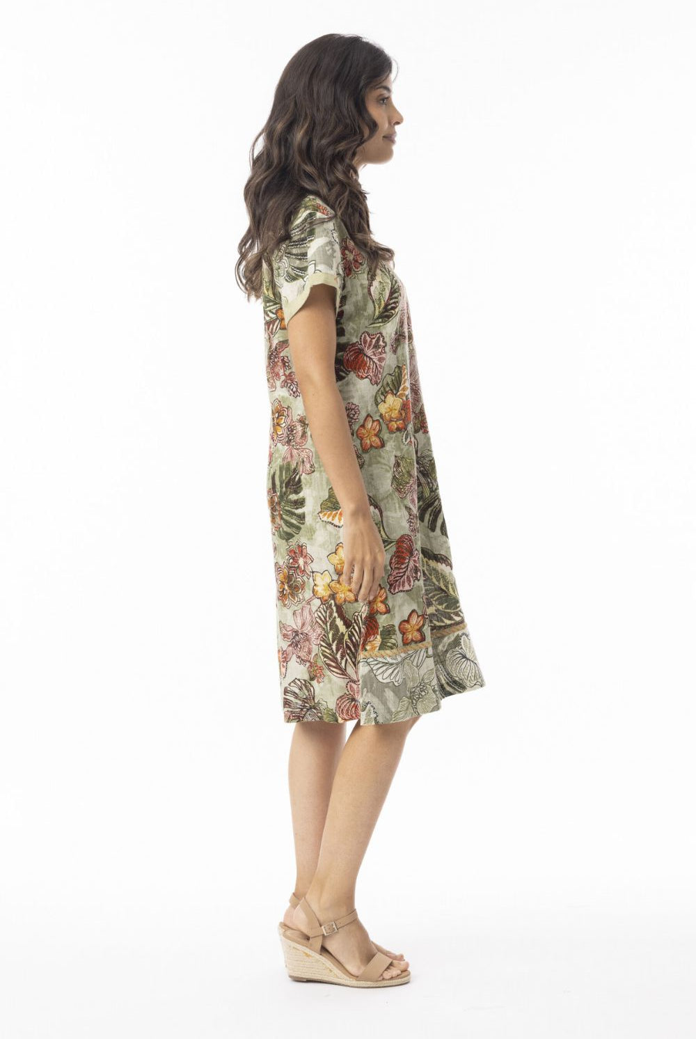 Fashion Express - Lima Patch Dress | Olive - Dress - Silvermaple Boutique