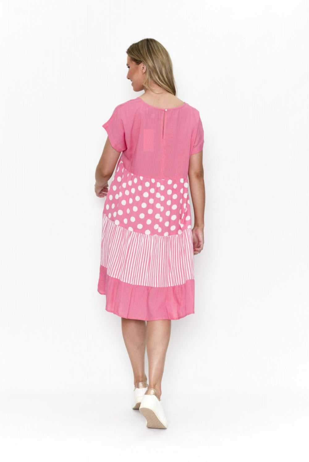 Fashion Express - Nadia V-Neck Dress | Pink Lemonade - Dress - Silvermaple Boutique