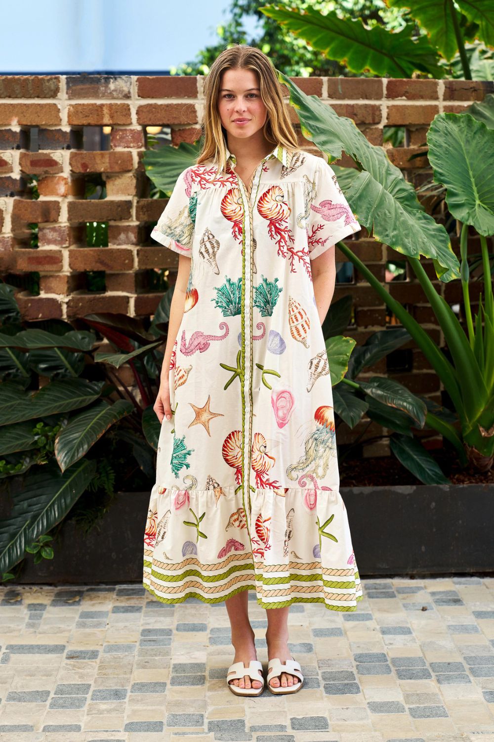 Fashion Express - Oceanic Midi Dress | Sea World - Dress - Silvermaple Boutique