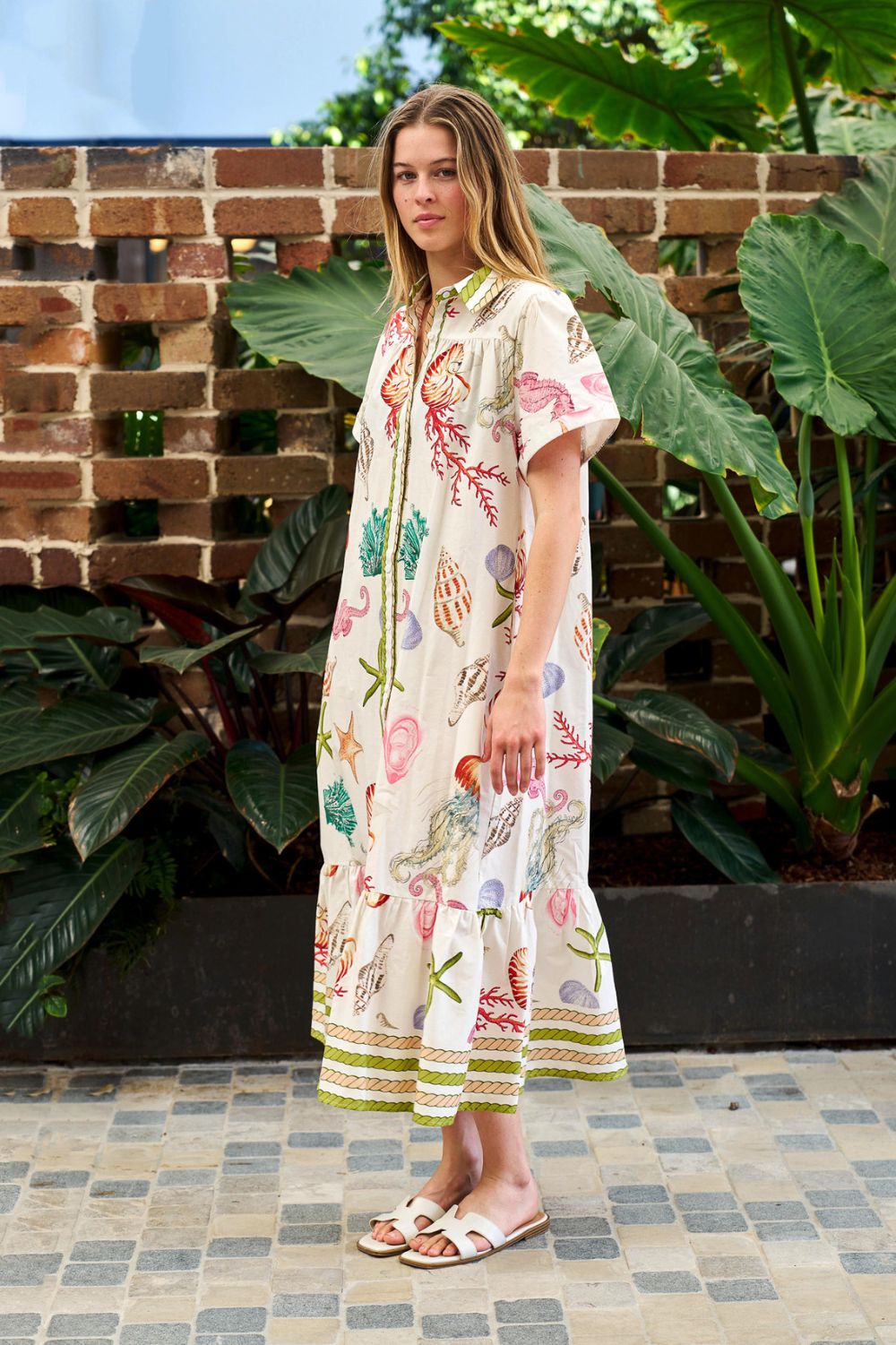 Fashion Express - Oceanic Midi Dress | Sea World - Dress - Silvermaple Boutique