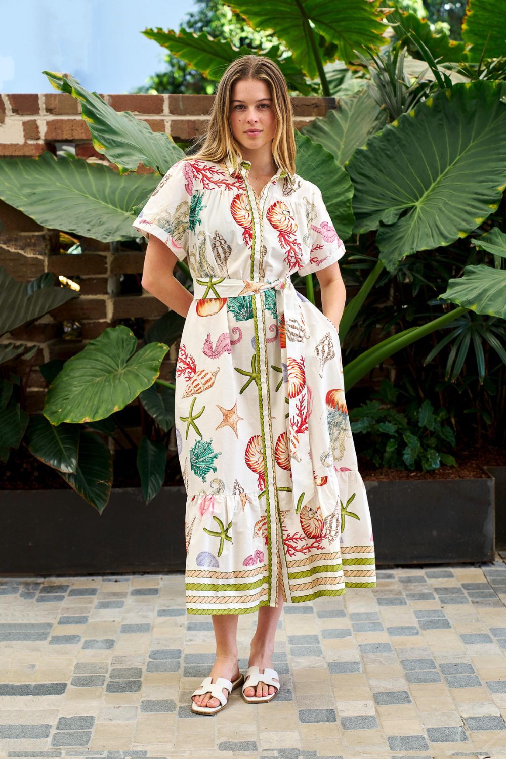 Fashion Express - Oceanic Midi Dress | Sea World - Dress - Silvermaple Boutique