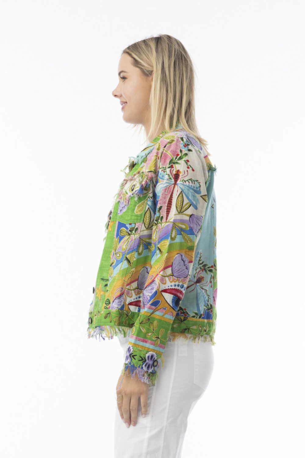 Fashion Express - Sante Fe Jacket | Artisan Flora - Jacket - Silvermaple Boutique