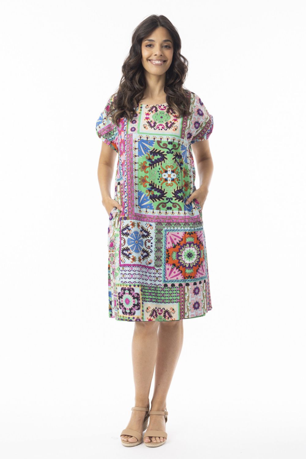 Fashion Express - Sao Bento Reversible Dress | Boho Mosaic - Dress - Silvermaple Boutique