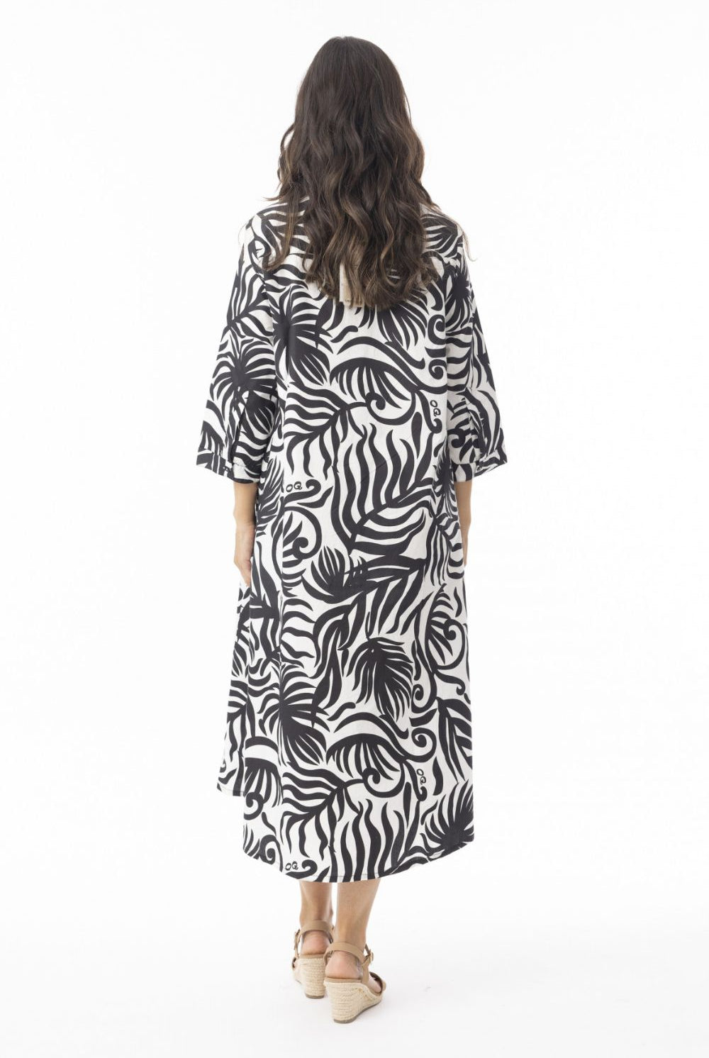 Fashion Express - Suriname Shirt Dress | Black - Dress - Silvermaple Boutique