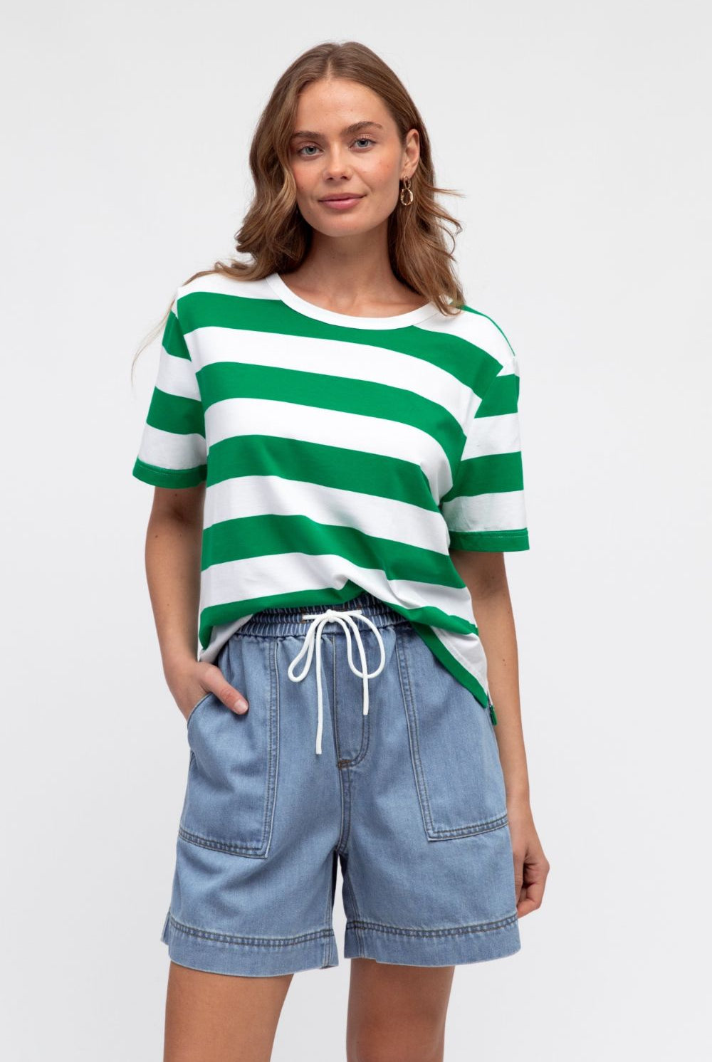 Fashion Express - Urban Denim Short | Light Wash - Shorts - Silvermaple Boutique