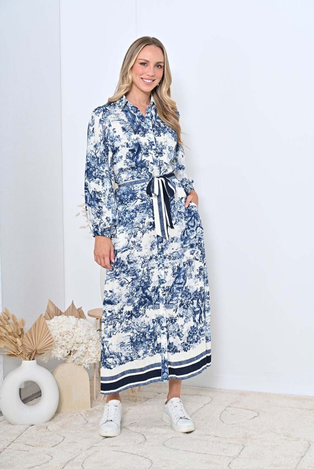 Fashion Express - Willow Shirt Dress | Ink Toile - Dress - Silvermaple Boutique
