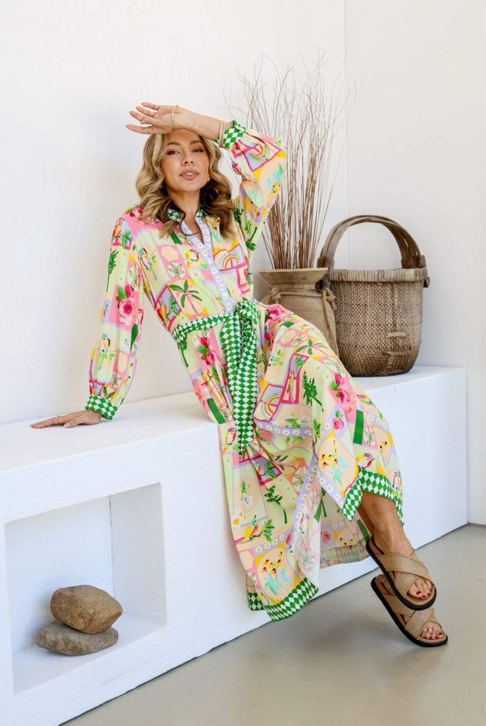 Fashion Express - Parisian Maxi Shirt Dress | Summer in Paris - Dress - Silvermaple Boutique