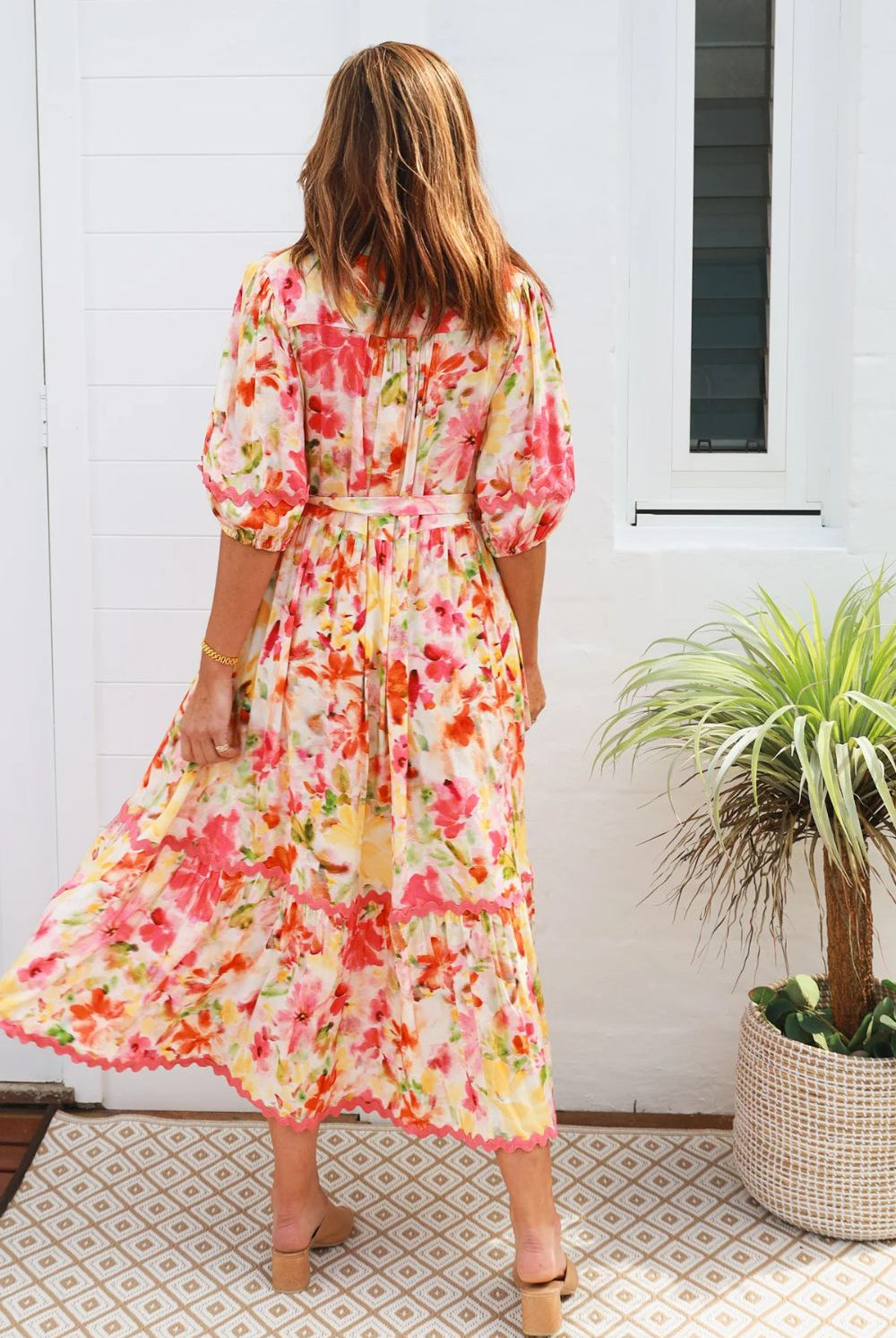 Fashion Express - Nellie Midi Dress | Bloom - Dress - Silvermaple Boutique