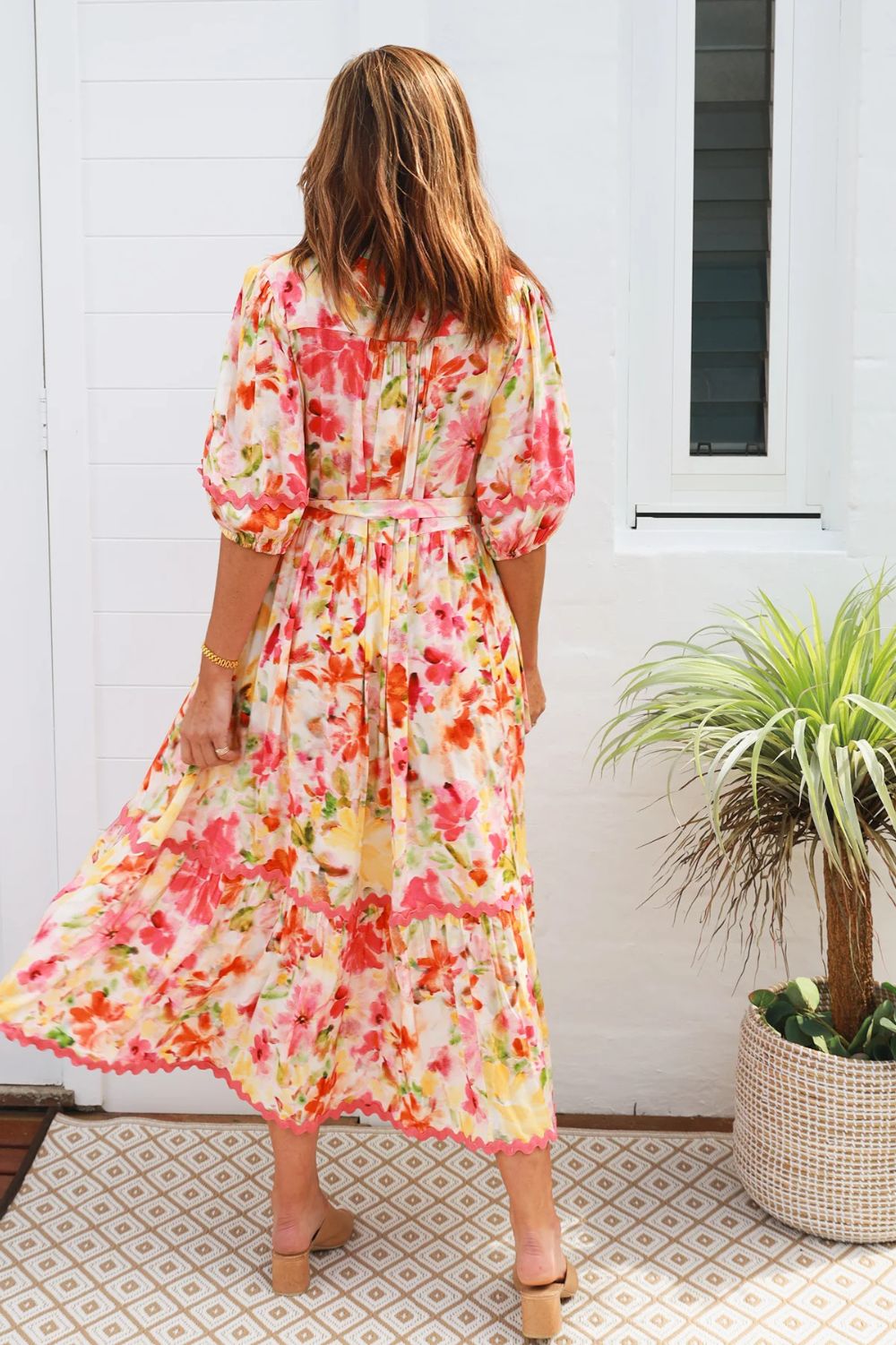 Fashion Express - Nellie Midi Dress | Bloom - Dress - Silvermaple Boutique