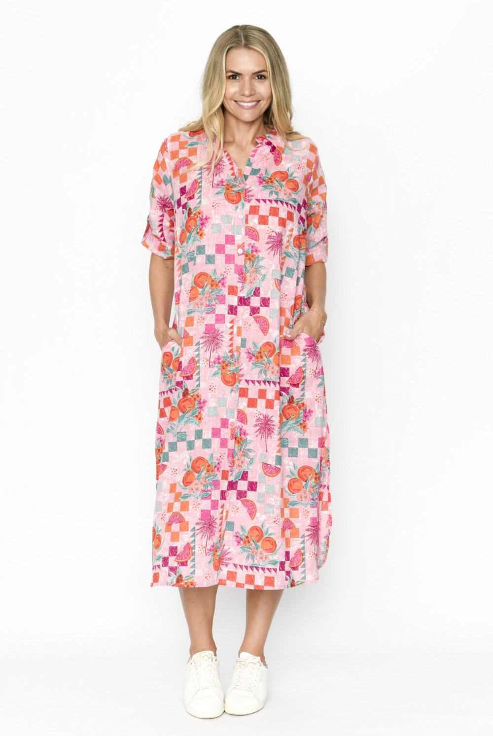 Fashion Express - Sofia Shirt Dress | Blossom - Dress - Silvermaple Boutique