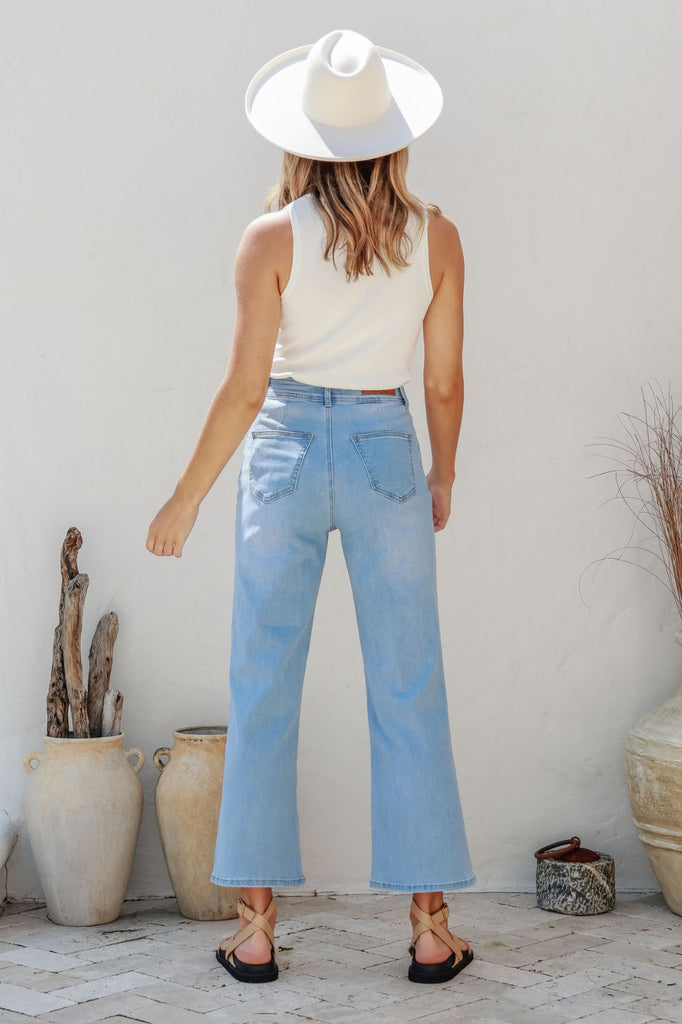 Fashion Express Emma Stretch Jeans | Light Blue_Silvermaple Boutique
