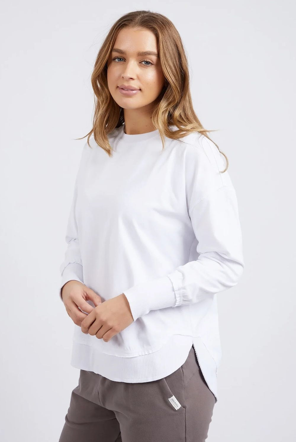 Foxwood - Farrah Long Sleeve Top | White - Top - Silvermaple Boutique