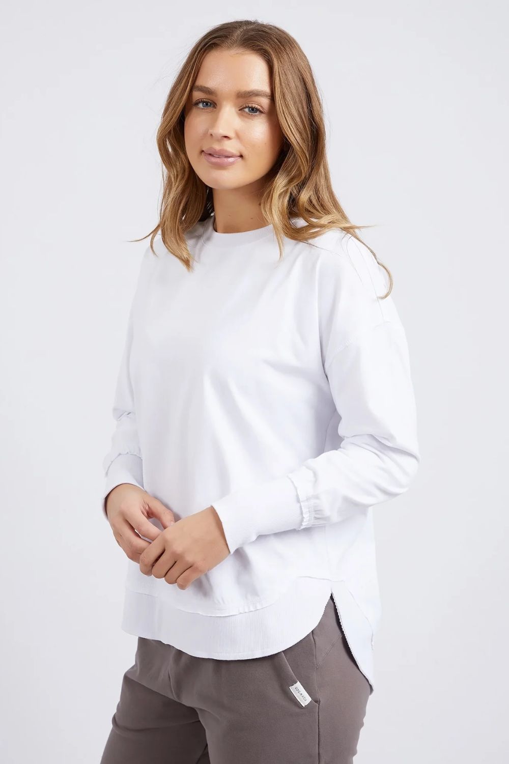 Foxwood - Farrah Long Sleeve Top | White - Top - Silvermaple Boutique