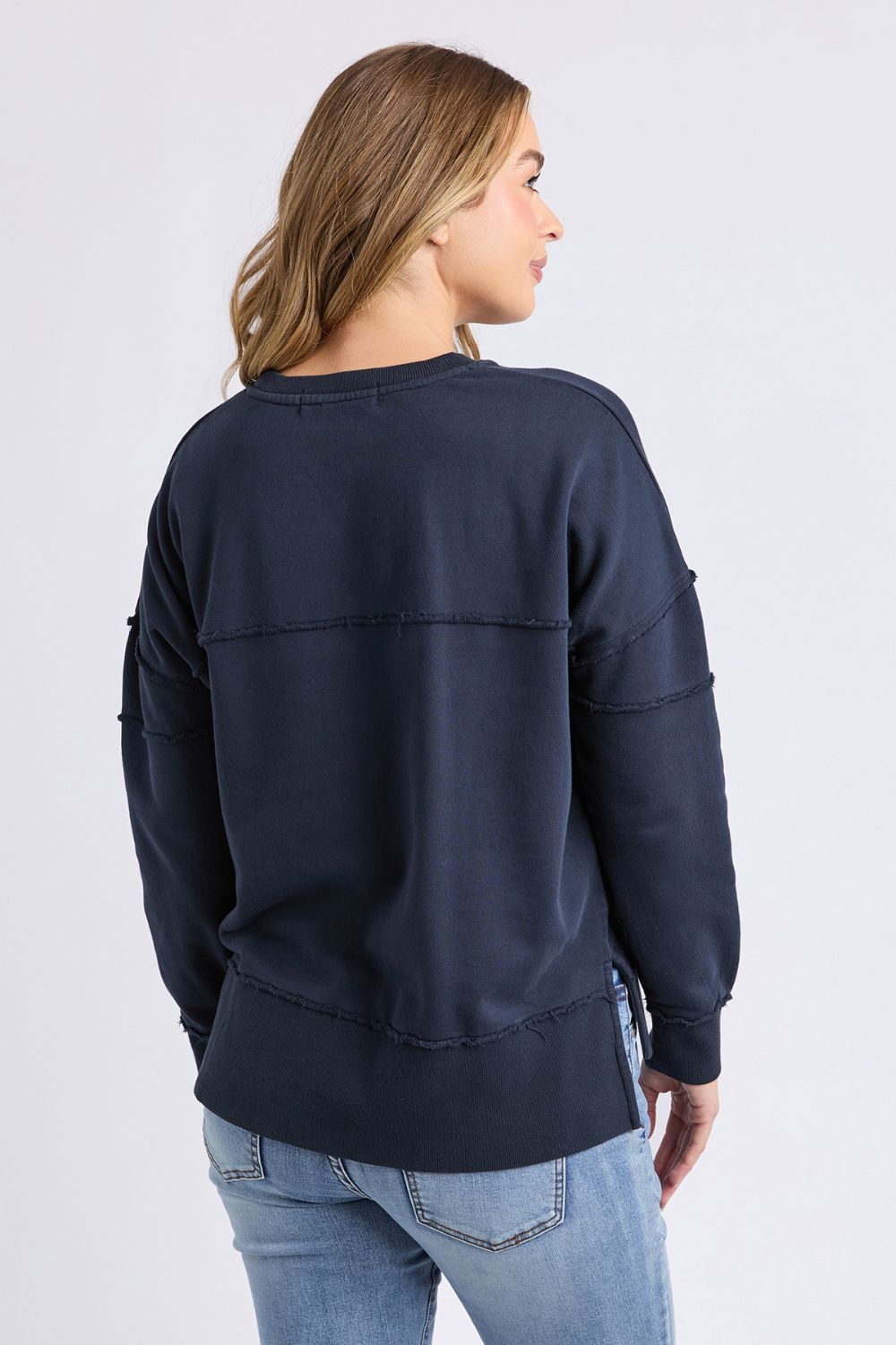 Foxwood - Jayne Throw On Fleece | Dark Sapphire - Jumper - Silvermaple Boutique