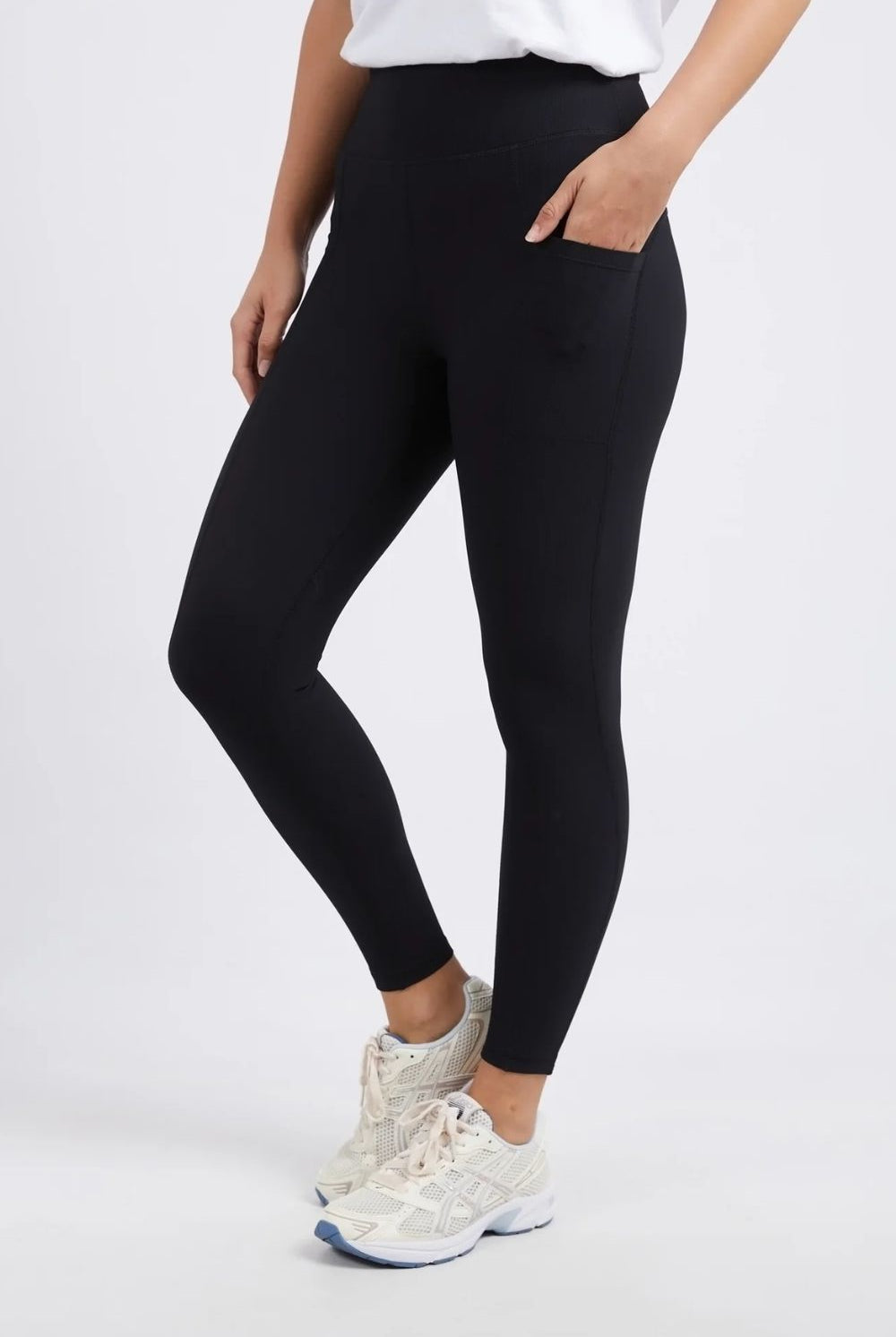 Foxwood - Luxe Rib Leggings | Black - Legging - Silvermaple Boutique