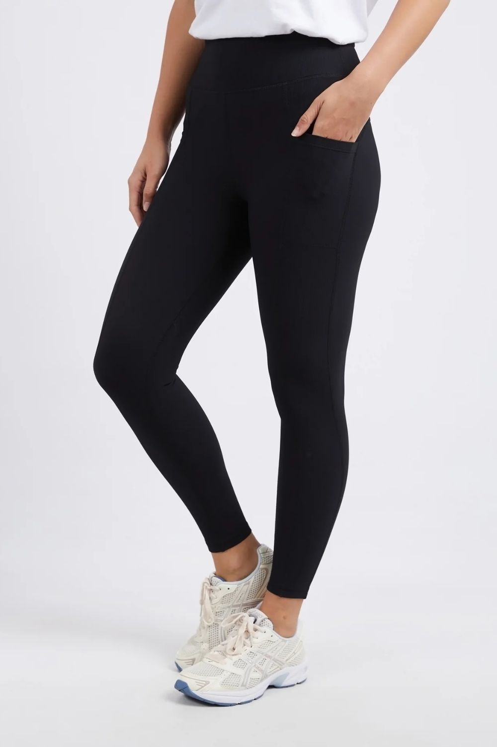 Foxwood - Luxe Rib Leggings | Black - Legging - Silvermaple Boutique