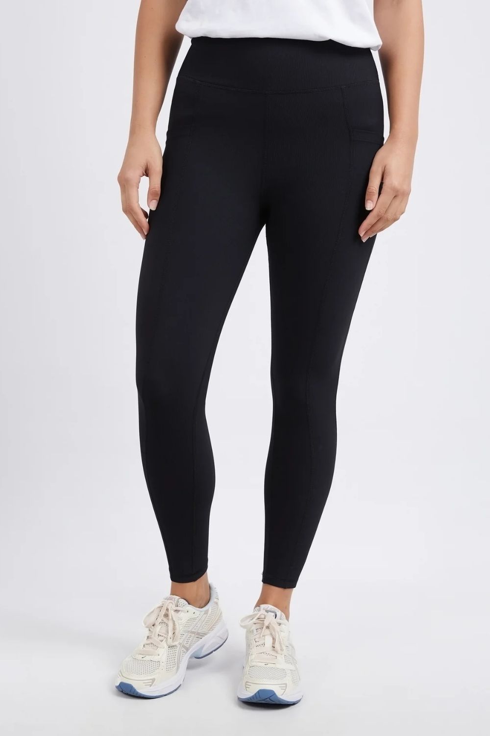 Foxwood - Luxe Rib Leggings | Black - Legging - Silvermaple Boutique