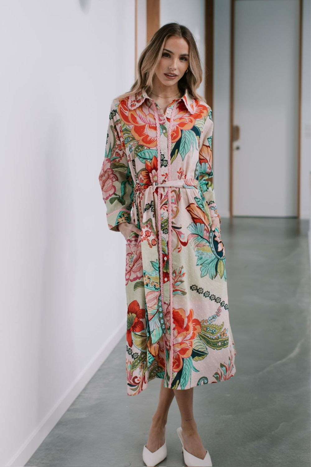 Fashion Express - Medusa Shirt Dress | St Tropez - Dress - Silvermaple Boutique