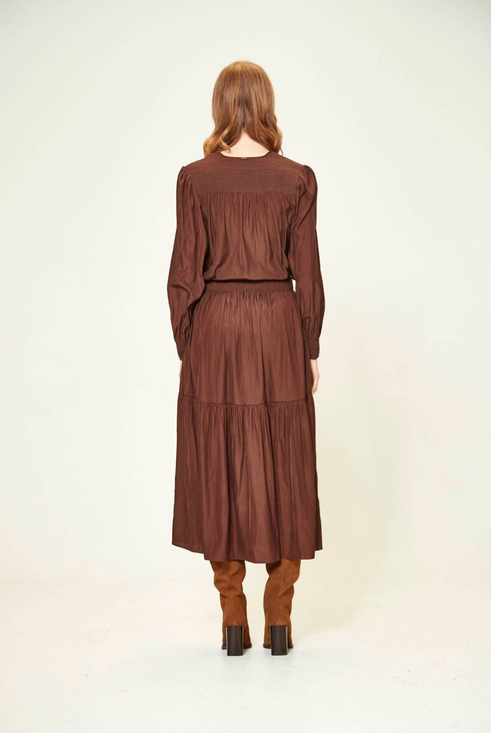 Glide By Verge - Strike Skirt | Chocolate - Skirt - Silvermaple Boutique