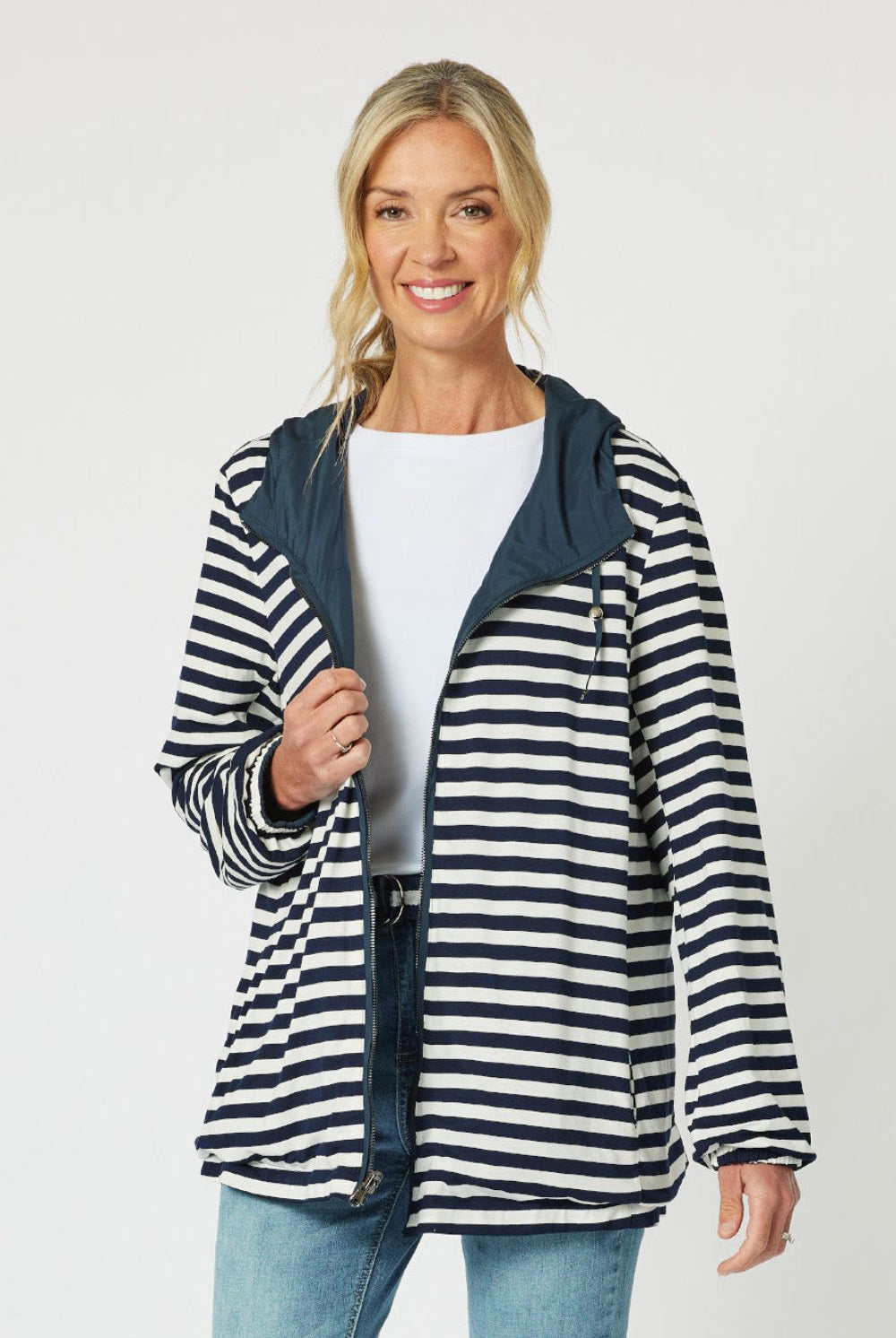 Gordon Smith - Harbour Reversible Jacket | Navy - Jacket - Silvermaple Boutique