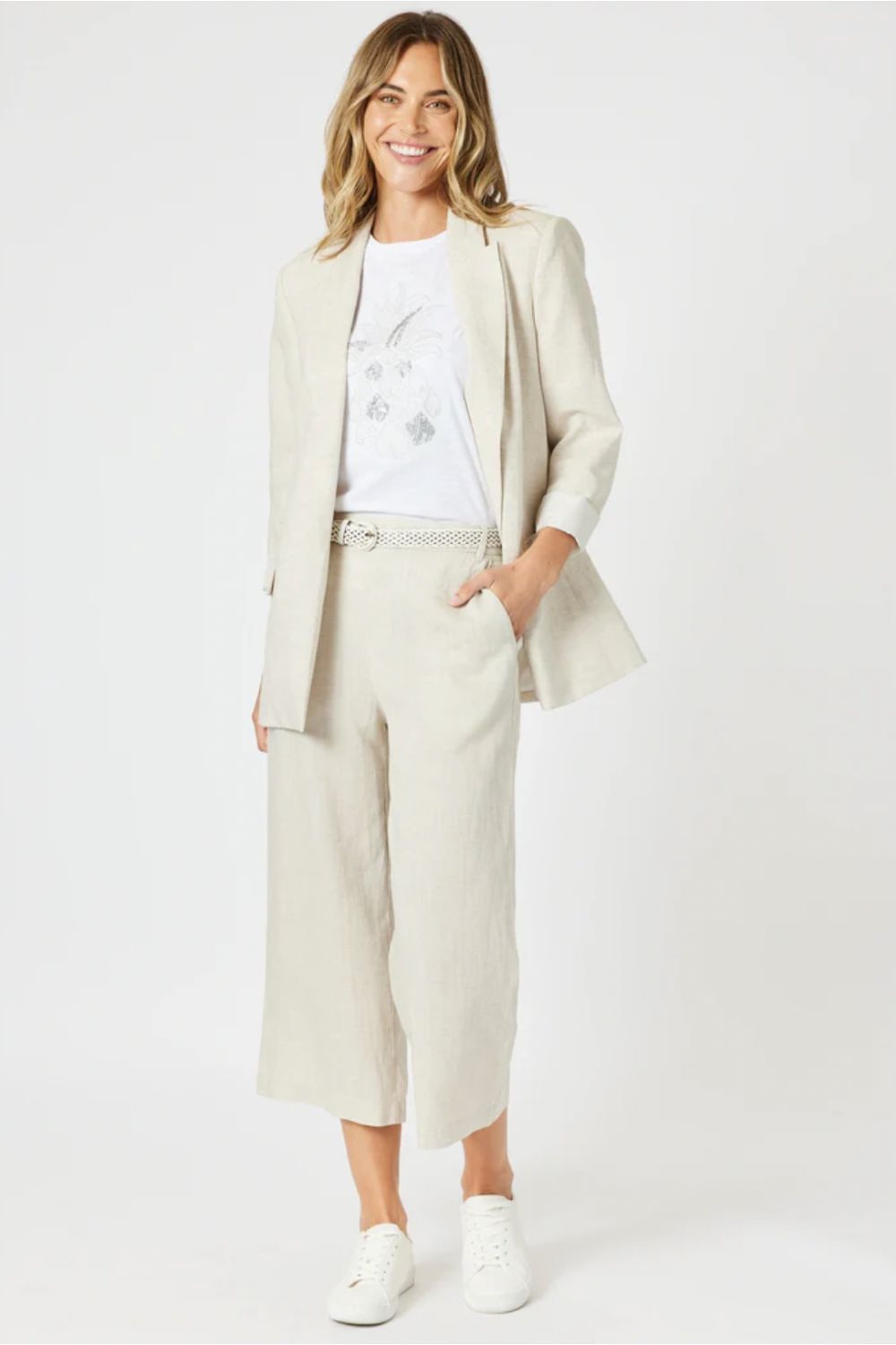 Gordon Smith - Silver Pineapple Tee | White/Silver - T-Shirt - Silvermaple Boutique