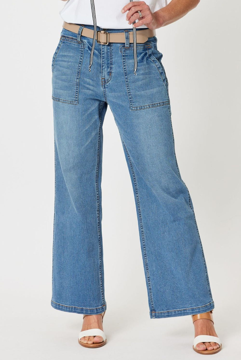 Gordon Smith - Hudson Wide Leg Jean | Denim - Jeans - Silvermaple Boutique